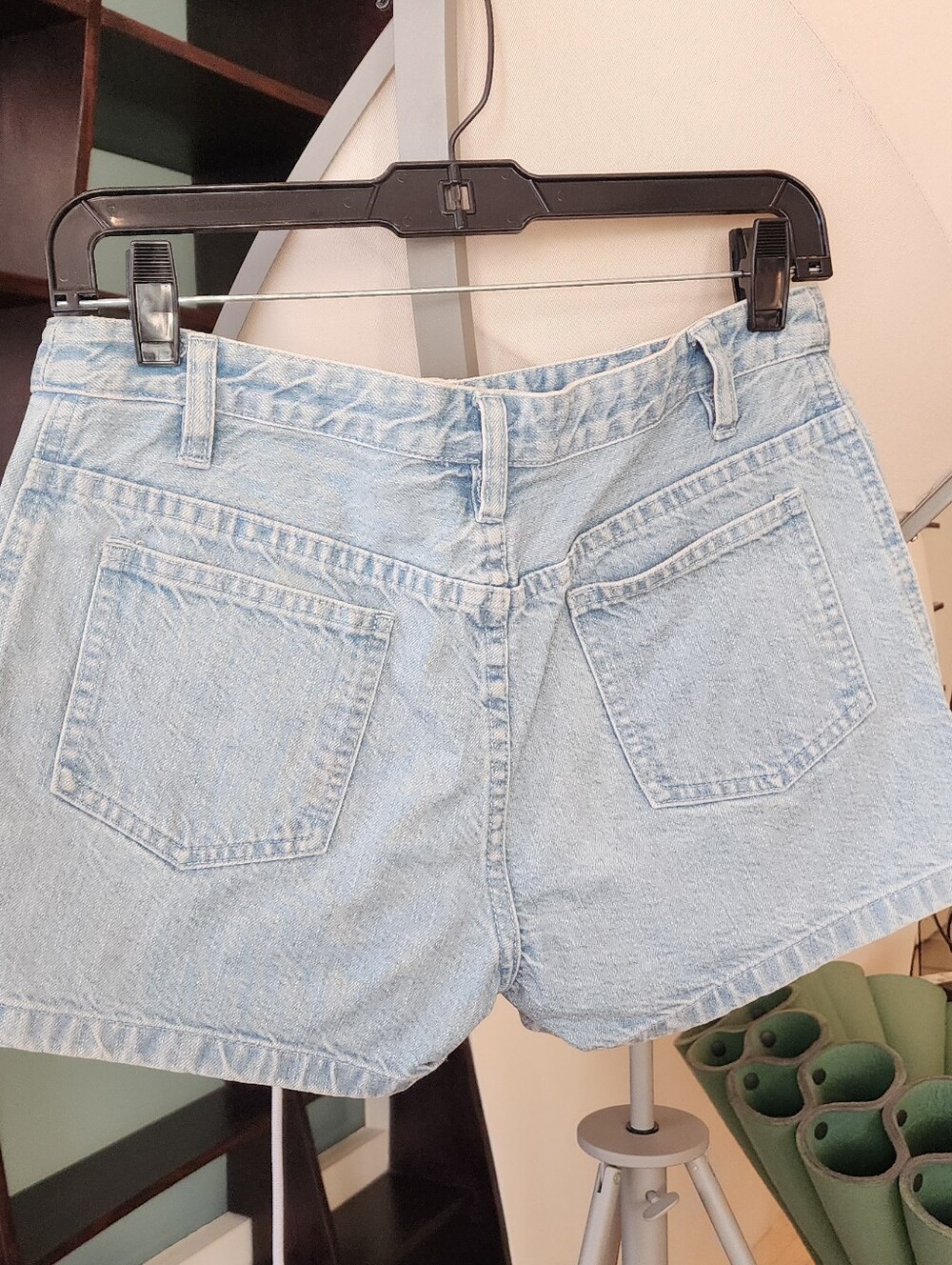 A.P.C. Light Blue Rome Denim Jean Shorts Size S - Picture 4 of 10
